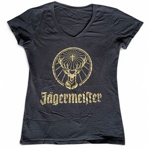 🌟SOLD🌟Jägermeister Black and Gold Graphic Tee
